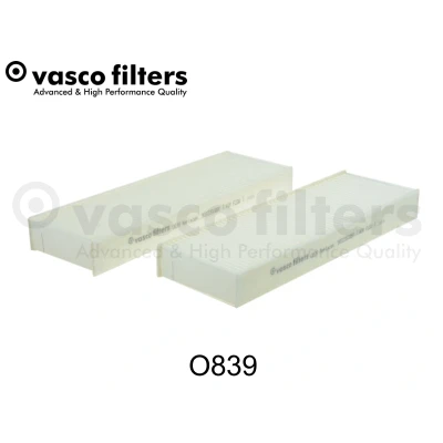 Imagen de DAVID VASCO O839 Filtro de habitáculo partículas 256 83 30 PEUGEOT: 208 II Hatchback, 2008 II, OPEL: Corsa F Van