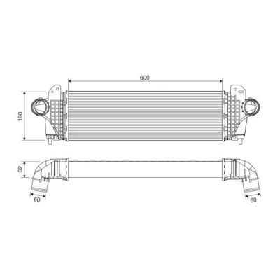 Imagen de VALEO 818694 Intercooler Aluminio sin sensor IVECO: Daily 6