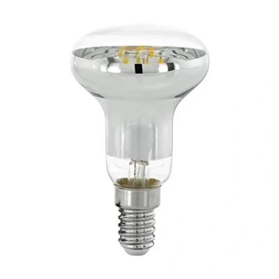 Imagen de Eglo LED E14 regulable, foco reflector, luz puntual, 4 vatios (equivalente a 32 vatios), 350 lúmenes, blanco cálido, 2700k, bombilla reflectora, bulbo R50, Ø 5 cm