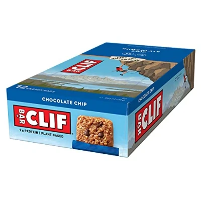 Imagen de CLIF Bar Chocolate Chip Barrita Energética 68 g (Paquete de 12)