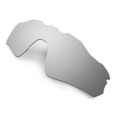 Imagen de HKUCO Mens Compatible/Replacement Lenses For Oakley Radar EV Path Sunglasses Titanium Mirror Polarized