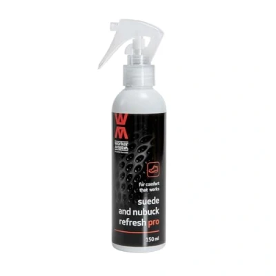 Imagen de WorkerWalker Protector de Ante y Nubuck, Spray Renovador para Calzado, Bolsos Accesorios Nubuck (150 ml Negro)