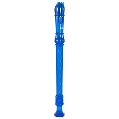 Imagen de Flauta dulce (soprano) de Recorder Workshop 301TBL, Transparent Blue