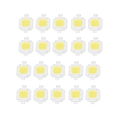 Imagen de Carriere 20pzs 10W LED blanco puro Alta potencia 1100LM lampara SMD bombilla luz de chip DC 9 12V
