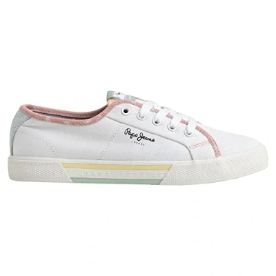 Imagen de Pepe Jeans Brady Bandan W, Zapatilla Sostenible, White, 41U