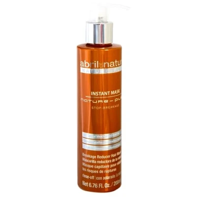 Imagen de abril et Nature Plex, STOP Rotura Mascarilla Profesional para Cabellos Dañados o Tratados químicamente Previene, Protege y Repara Antes después de trabajos técnicos 200 ml