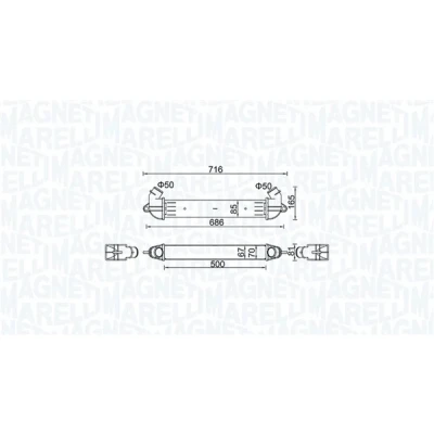 Imagen de MAGNETI MARELLI 351319204610 Intercooler FIAT: Doblo I Familiar