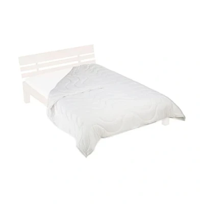 Imagen de Relaxdays 4 Jahreszeiten Bettdecke Edredón Cama Estaciones, Relleno Nórdico Doble, Certificado Oeko Tex, Poliéster, 200x220 cm, Blanco