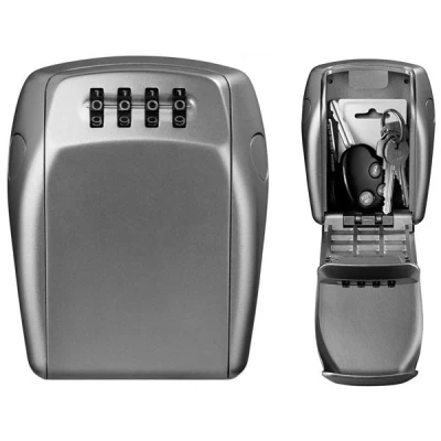 Imagen de Master Lock Caja Fuerte para Llaves [Seguridad Reforzada] [Montaje mural] 5415EURD de Seguridad, Gris, 20 cm