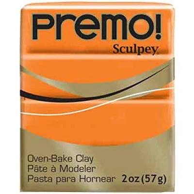 Imagen de Premo Sculpey Crafting Clay Arcilla de artesanía Profesional Ligera, Color, Naranja (Polyform ISCPE025033)