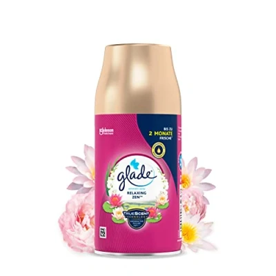 Imagen de Glade Brise Automático Spray Recarga Ambiental, Relaxing Zen, 4 unidades (4 x 269 ml)