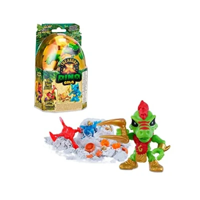 Imagen de Treasure X TX Dino Gold Hunter, con herramienta para excavar en la roca y descubrir fósiles de dinosaurios juguete accesorios, 12 coleccionar, envío aleatorio, +5 años, Famosa (TRR44000)