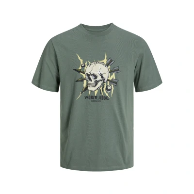 Imagen de Jack &amp; Jones Jorheavens CREW NECK Camiseta estampada, Hombre, Talla: Large, Laurel wreath