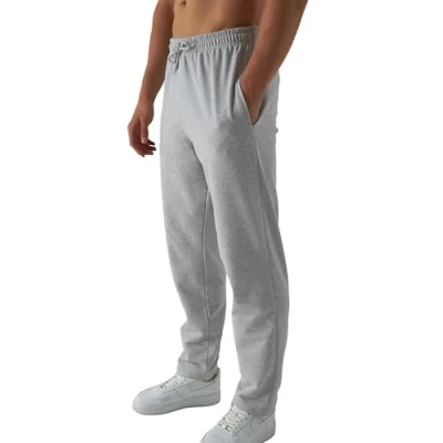 Imagen de Smith &amp; Solo pantalones de chándal para hombre, modernos, algodón, ajustados, informales, deporte, entrenamiento, Gris/Straight, XL