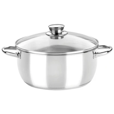 Imagen de MONIX Optima Cacerola 30 cm con tapa de cristal