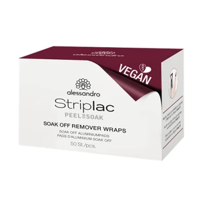 Imagen de Alessandro Striplac Peel Or Soak Off Remover Wraps 50 piezas