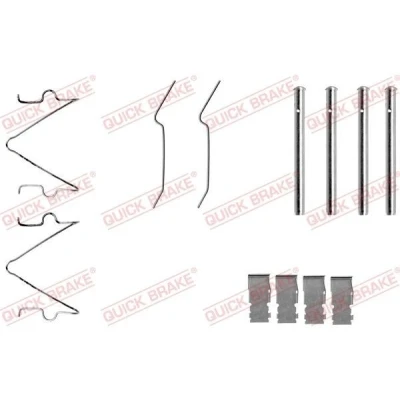 Imagen de QUICK BRAKE 109 1173 Kit de accesorios, pastillas frenos