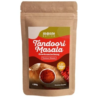 Imagen de Tandoori Masala Monte Nativo (250 g) especias secas suaves para el sabor indio indias aromáticas y sabrosas Mezcla de