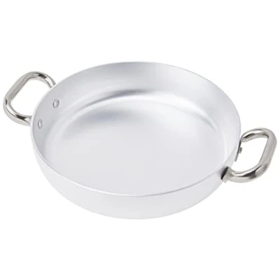 Imagen de Agnelli ALMA11024 Bandeja con 2 Asas de Acero Inoxidable, Aluminio Profesional 3 mm, 24 cm