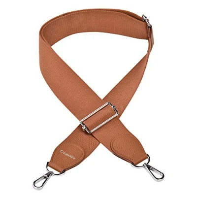 Imagen de CtopoGo Ajustable Universal Correa de hombro Cinturón Bolsa Accesorios Bolso Del Recambio Desmontables para Mujeres equipaje, correas portatil (Etoupe)