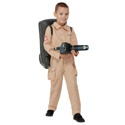 Imagen de Smiffys Disfraz de Cazafantasmas niño, Mono y mochila inflable