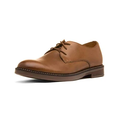 Imagen de Clarks Paulson Plain, Zapatos de Cordones Derby Hombre, Piel marrón, 41 EU