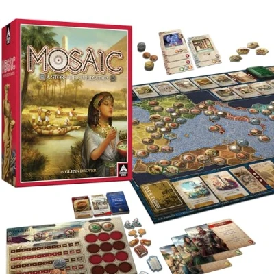 Imagen de Mosaic: A Story of Civilization,Juego de mesa estrategia para adultos y familia,Rápido, divertido, acción control área Juego,2 6 jugadores,A partir 14 años,120 minutos,by Forbidden Games