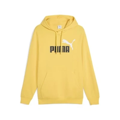 Imagen de PUMA ESS 2 Color No. 1 Logo Hoodie TR, Felpe con Cappuccio Hombre, Sunny Yellow, M