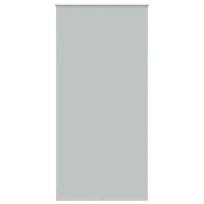 Imagen de vidaXL Estor Enrollable Opaco Gris Claro 115x230 cm Tela Ancho 110,7cm, día y Noche, de Cocina, Enrollable,