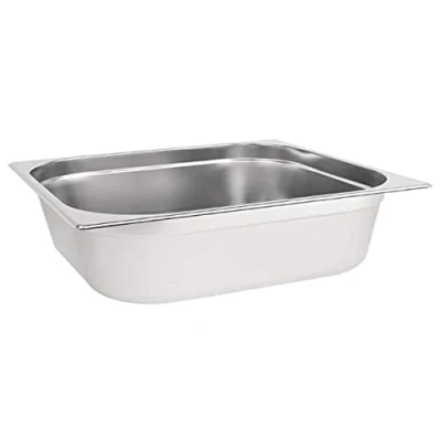 Imagen de Vogue Acero inoxidable 2/3 Gastronorm Pan 13Ltr/150mm Deep Food Container