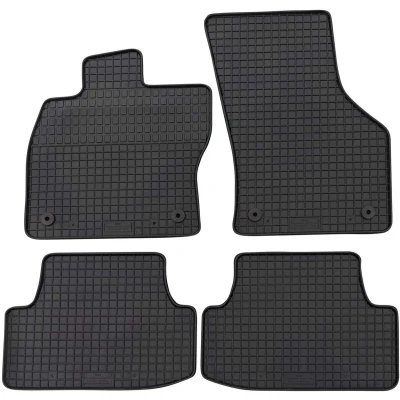 Imagen de Petex 84210 Juego de alfombrillas suelo Caucho delante y detrás 4 negro SEAT: Leon III Hatchback, SC