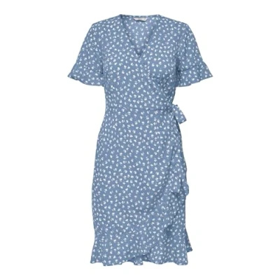 Imagen de ONLY 15206407 Vestido, Azul (Allure/W/Fiona Ditsy), 36 EU para Mujer