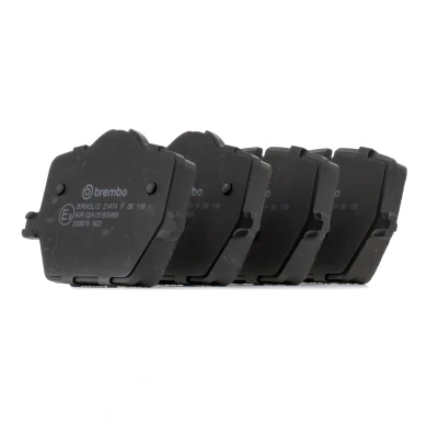 Imagen de BREMBO P 06 116 Juego de pastillas freno preparado para indicador desgaste con tornillos pinza freno, Chapa antichirridos accesorios