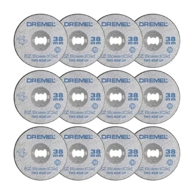 Imagen de Dremel EZ SpeedClic SC456B Paquete de 12 discos corte metal, con 38 mm diámetro para herramientas rotativas