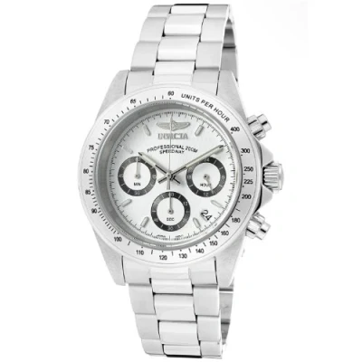 Imagen de Invicta Speedway Reloj de cuarzo para hombre acero inoxidable, Dos Tonos / Blanco, 39 mm