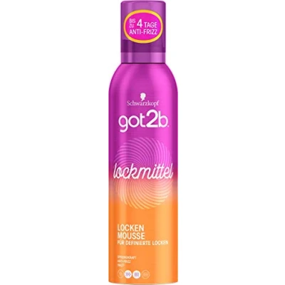 Imagen de Espuma fijadora Schwarzkopf got2b para rizos, paquete de 1 unidad (1 x 250 ml)