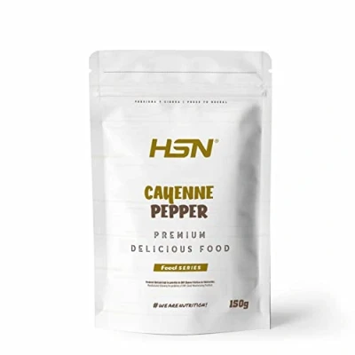 Imagen de Cayena en Polvo de HSN 150 G procedente Capsicum frutescens Pimienta Picante 40.000 SHU (Scoville Heating Units) Auténtico Sabor No GMO, Vegano, Sin Gluten