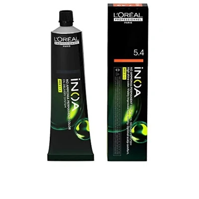 Imagen de inoa color 5.4 castaño claro cobrizo 60 gr, Loreal
