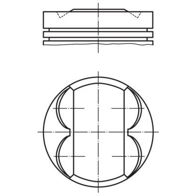 Imagen de Pistón MAHLE ORIGINAL 081 PI 00106 000