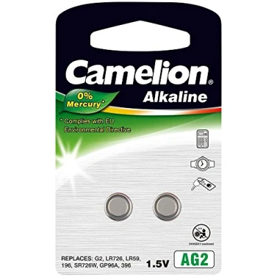 Imagen de Camelion 120 50202 AG 2 LR59 Batería (2 Unidades), Multicolor
