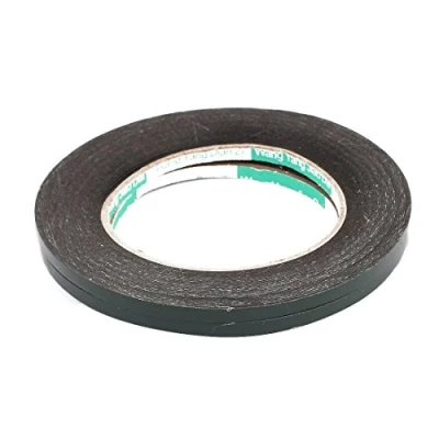 Imagen de sourcing map 2uds 5mm x 0.5mm Autoadhesivo Choque Resistente Anti Ruido Espuma Cinta 10M Longitud