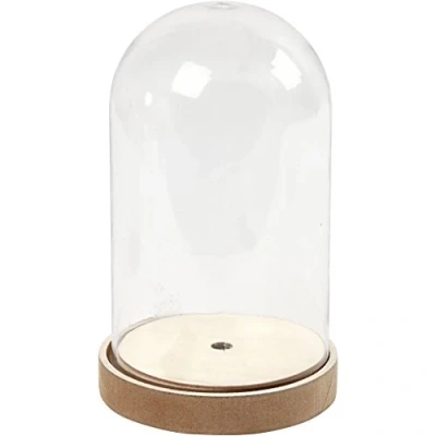 Imagen de 52163 Tarro con soporte de madera (18 x 11 cm)