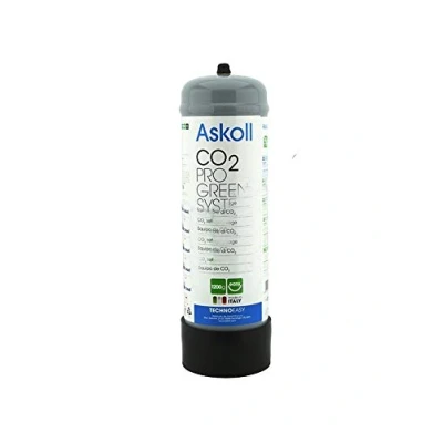Imagen de Askoll Bombona de CO2 no recargable, 1200 g, Pro Green System
