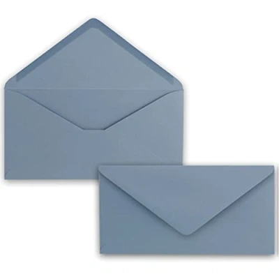 Imagen de FarbenFroh Sobres, 25 unidades, formato DL, 110 x 220 mm, cierre húmedo, sin ventana, ideales para tarjetas de invitación