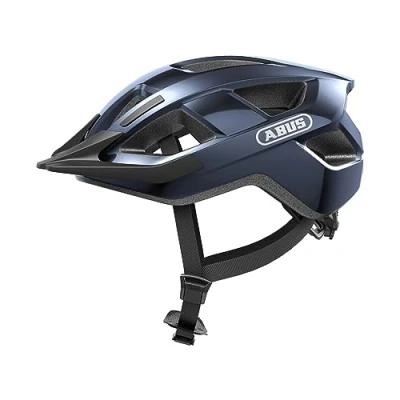 Imagen de ABUS Casco para bicicleta Aduro 3.0 urbano deportivo con un diseño elegante el día a y las excursiones deportivas hombres mujeres azul, talla L