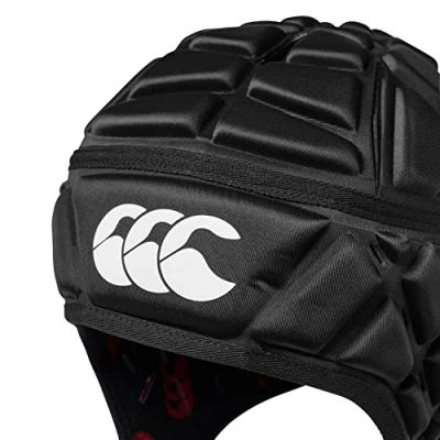 Imagen de Canterbury Raze Headguard JU, Unisex Juventud, Black/True Red, XS