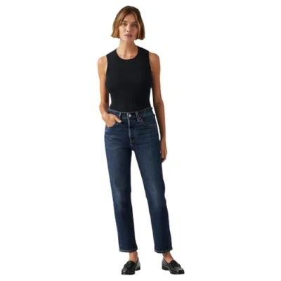 Imagen de Levi&#039;s 501 CROP Vaqueros rectos, Mujer, Talla: 25x26, Dark blue denim