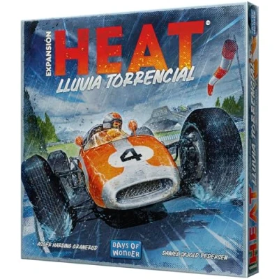Imagen de Days of Wonder Heat: Lluvia torrencial Expansión Juego De Mesa Carreras para Adulltos y Jóvenes a Partir 10 Años 1 7 Jugadores 45 60 Minutos por Partida Español