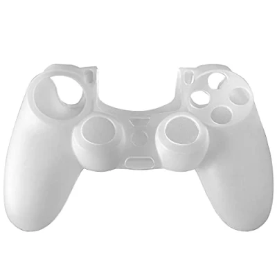 Imagen de OSTENT Funda Protectora de Gel Silicona Suave para Sony Playstation 4 PS4 Controller Color Blanco