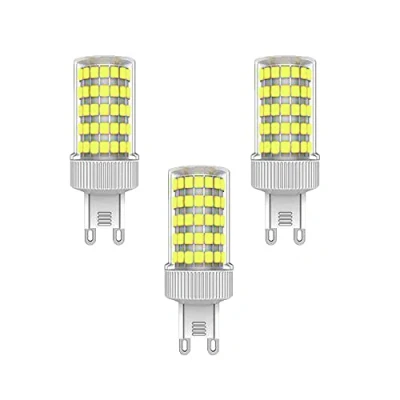 Imagen de ZHIYUE Paquete de 3 bombillas LED G9 10W Blanco Frio 6000K 1000lm No Regulable Equivalentes Halógenas 100W Bajo Consumo, Lámpara Enchufe Bombilla Cápsula